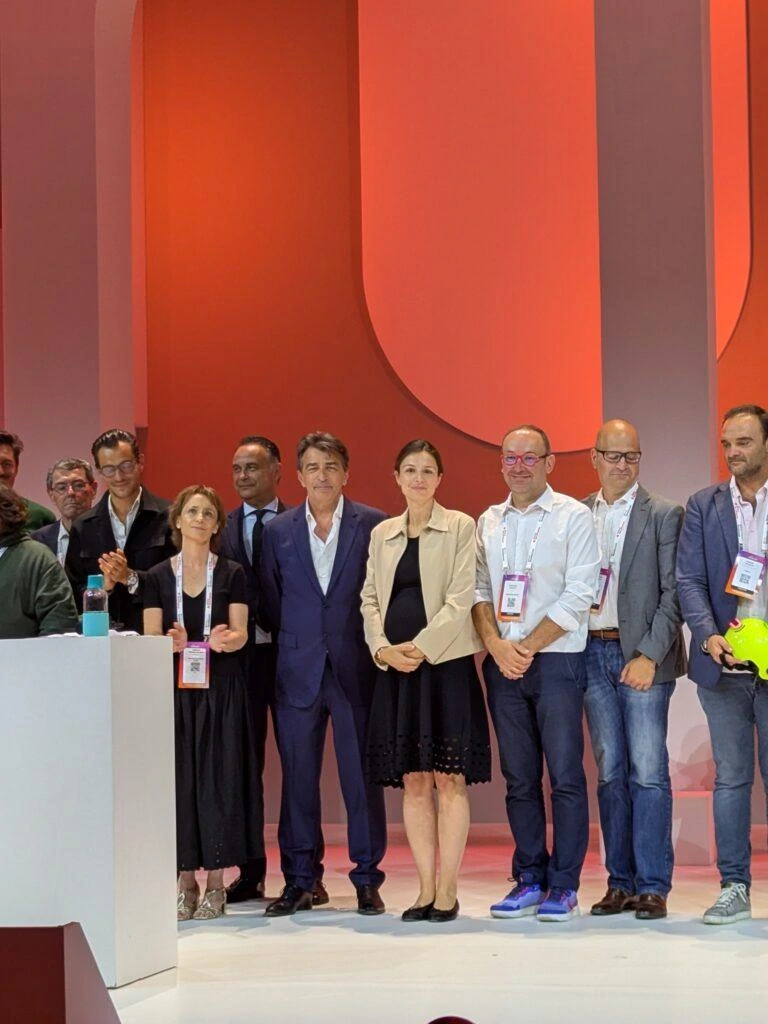 Stand VivaTech, ethylotest tactile et ateliers de prévention routière.